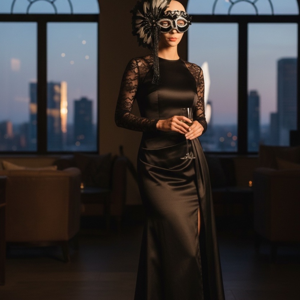 Handmade Designer Masquerade Mask| Gypsy Renaissance Wearable Art - Picture 3 of 14